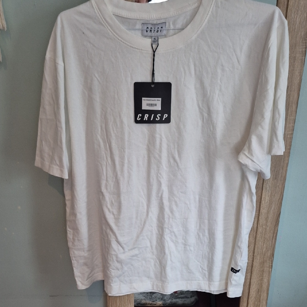 CRISP Men's White Short Sleeve Tee